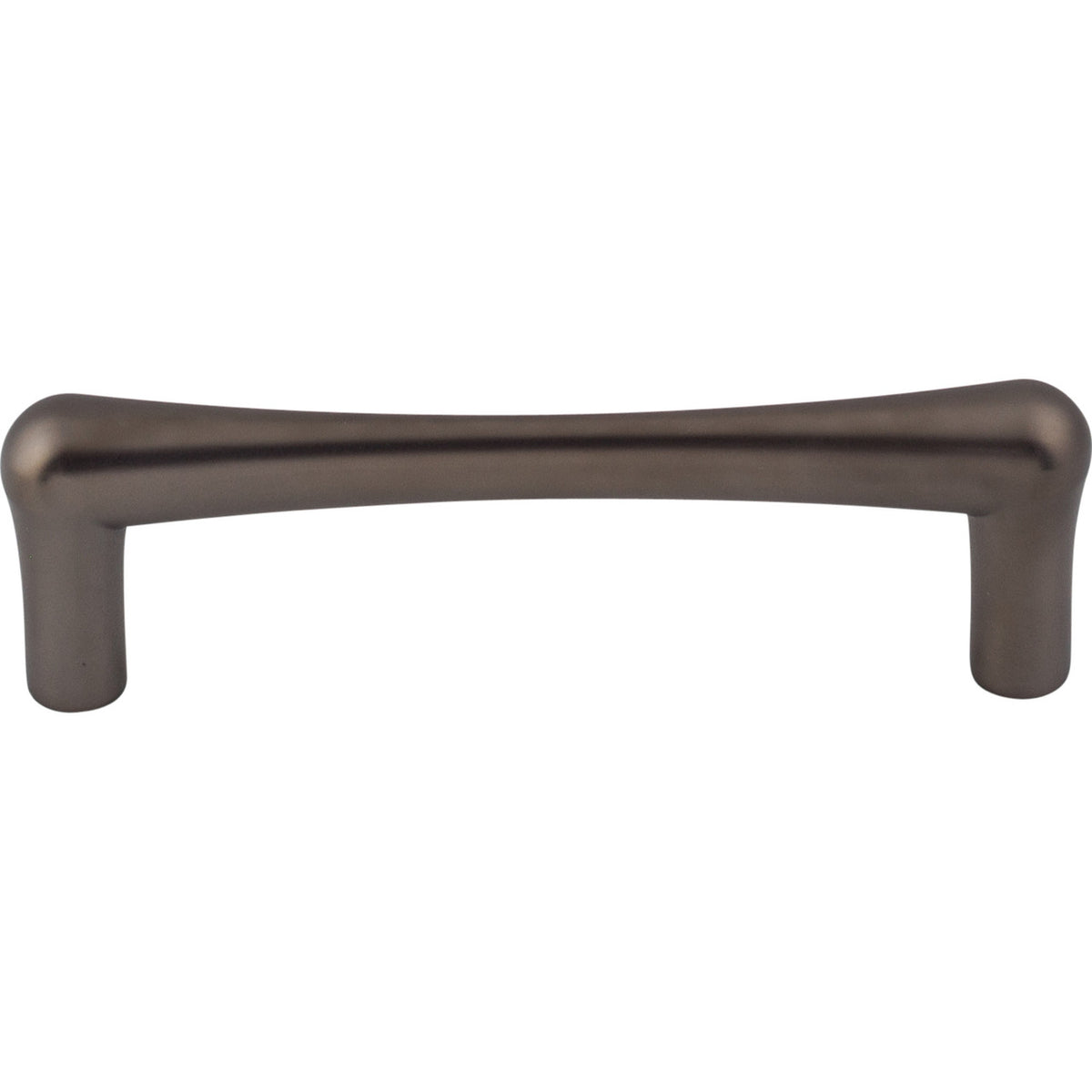 Top Knobs TK763AG: 3-3/4" cc Brookline Round Bar Cabinet Pull - Ash Gray