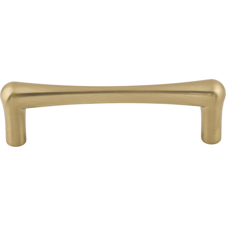 Top Knobs TK763HB: 3-3/4" cc Brookline Round Bar Cabinet Pull - Honey Bronze