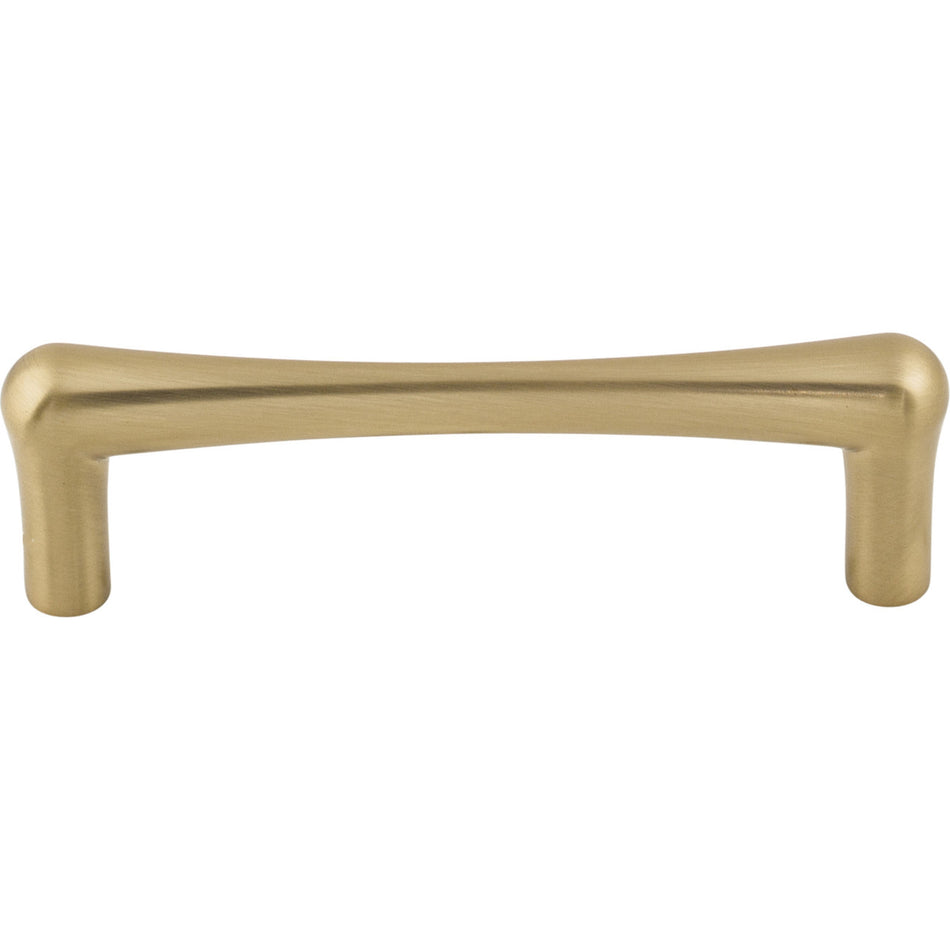 Top Knobs TK763HB: 3-3/4" cc Brookline Round Bar Cabinet Pull - Honey Bronze