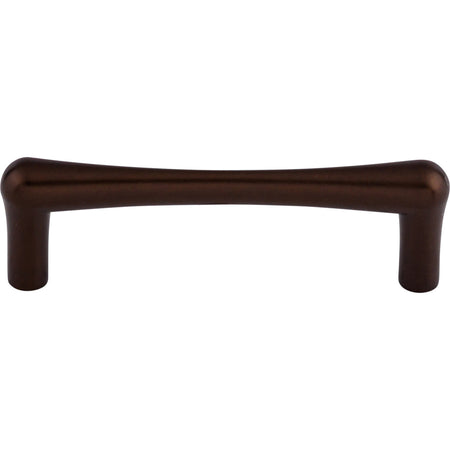 Top Knobs TK763ORB: 3-3/4" cc Brookline Round Bar Cabinet Pull - Oil Rubbed Bronze