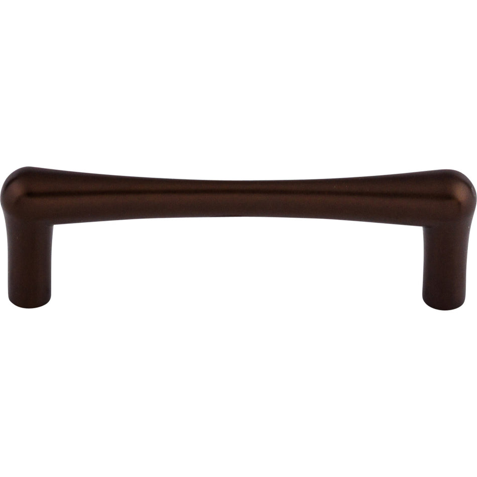 Top Knobs TK763ORB: 3-3/4" cc Brookline Round Bar Cabinet Pull - Oil Rubbed Bronze