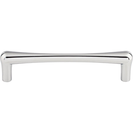 Top Knobs TK764PC: 5-1/16" cc Brookline Round Bar Cabinet Pull - Polished Chrome