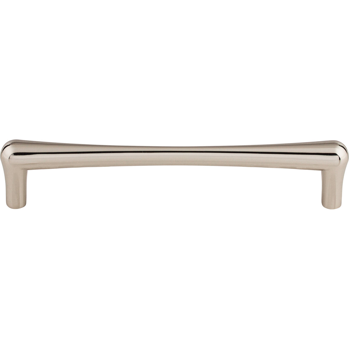 Top Knobs TK765PN: 6-5/16" cc Brookline Round Bar Cabinet Pull - Polished Nickel