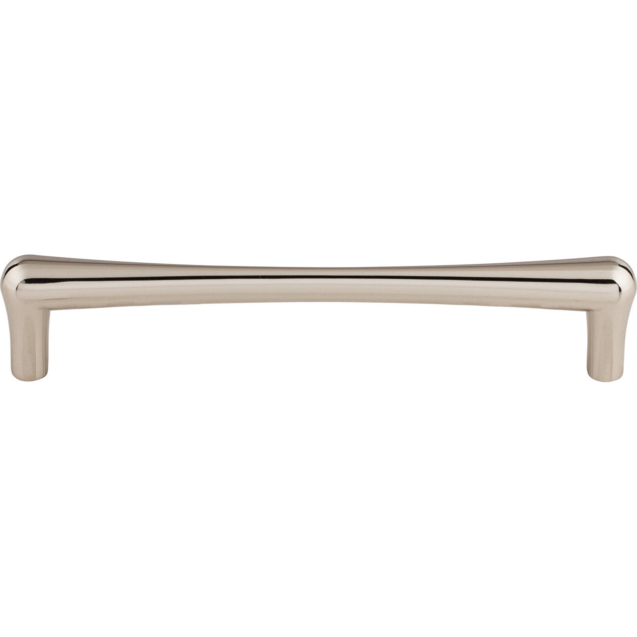 Top Knobs TK765PN: 6-5/16" cc Brookline Round Bar Cabinet Pull - Polished Nickel