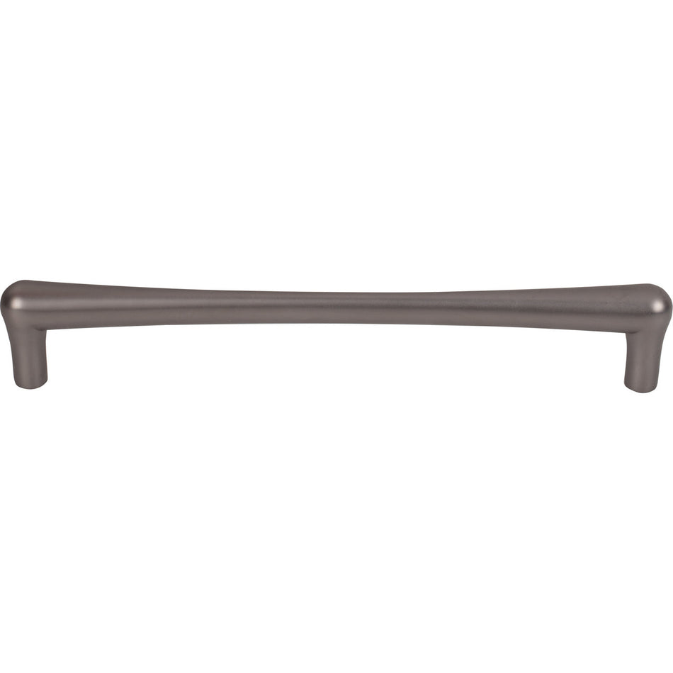 Top Knobs TK766AG: 7-9/16" cc Brookline Round Bar Cabinet Pull - Ash Gray