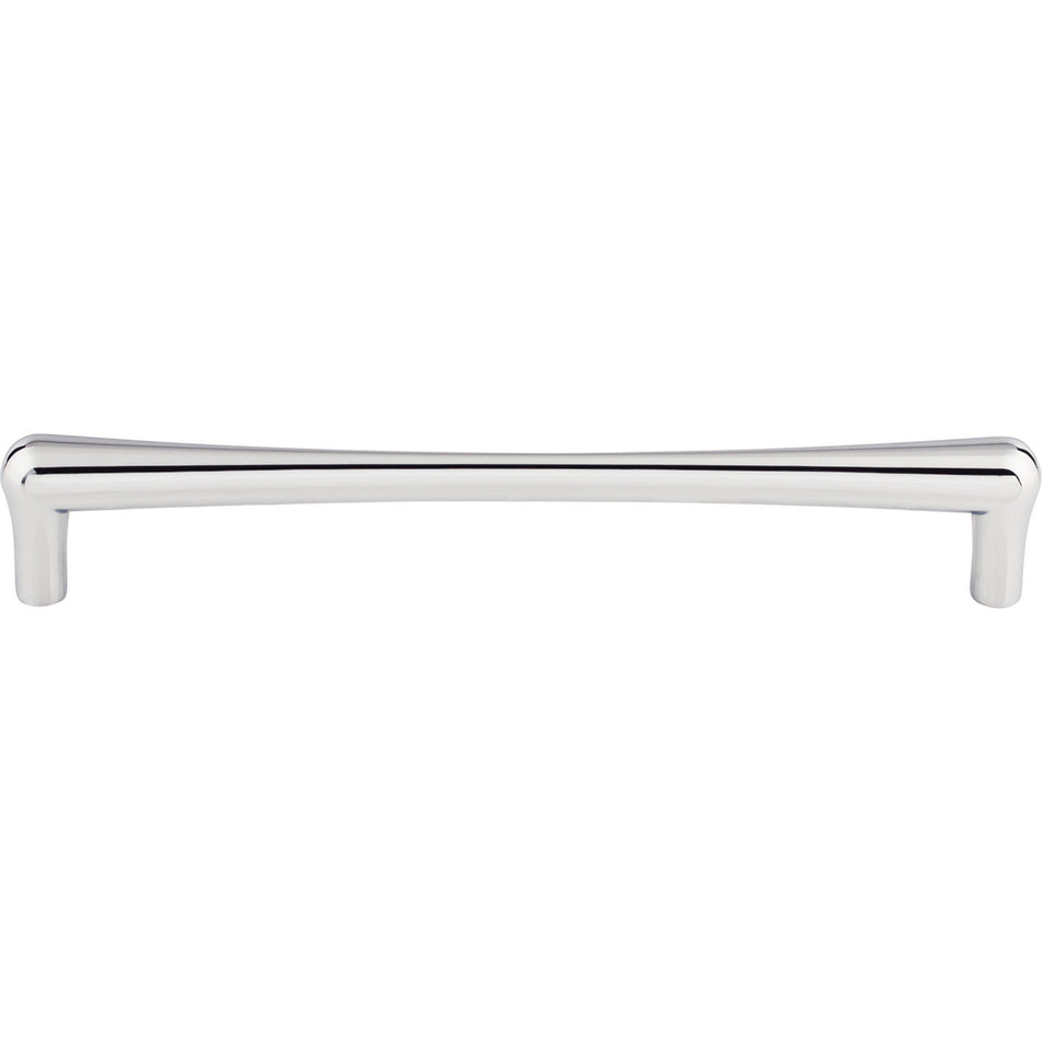 Top Knobs TK766PC: 7-9/16" cc Brookline Round Bar Cabinet Pull - Polished Chrome