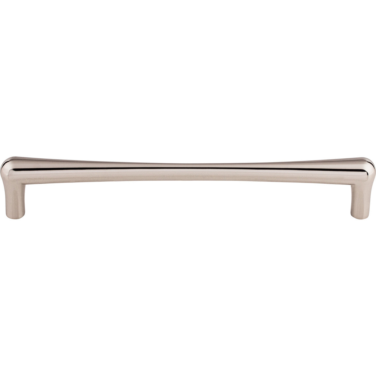 Top Knobs TK766PN: 7-9/16" cc Brookline Round Bar Cabinet Pull - Polished Nickel