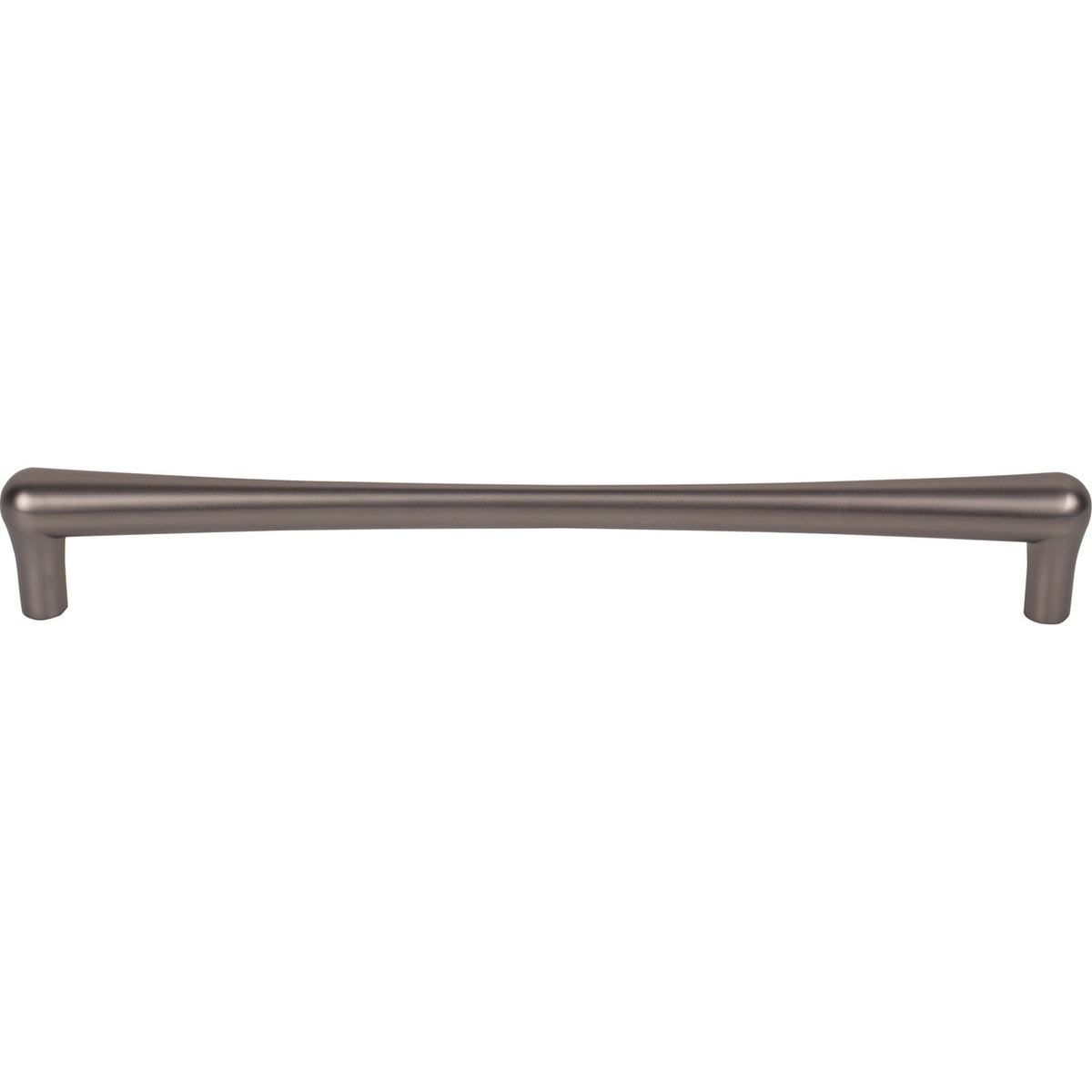 Top Knobs TK767AG: 9" cc Brookline Round Bar Cabinet Pull - Ash Gray