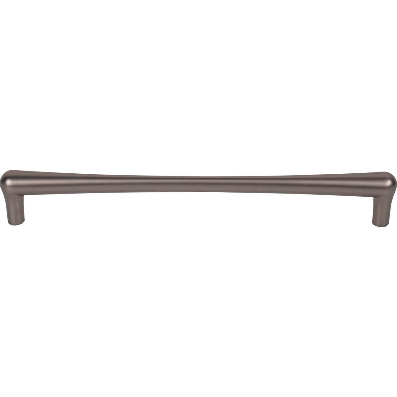 Top Knobs TK767AG: 9" cc Brookline Round Bar Cabinet Pull - Ash Gray