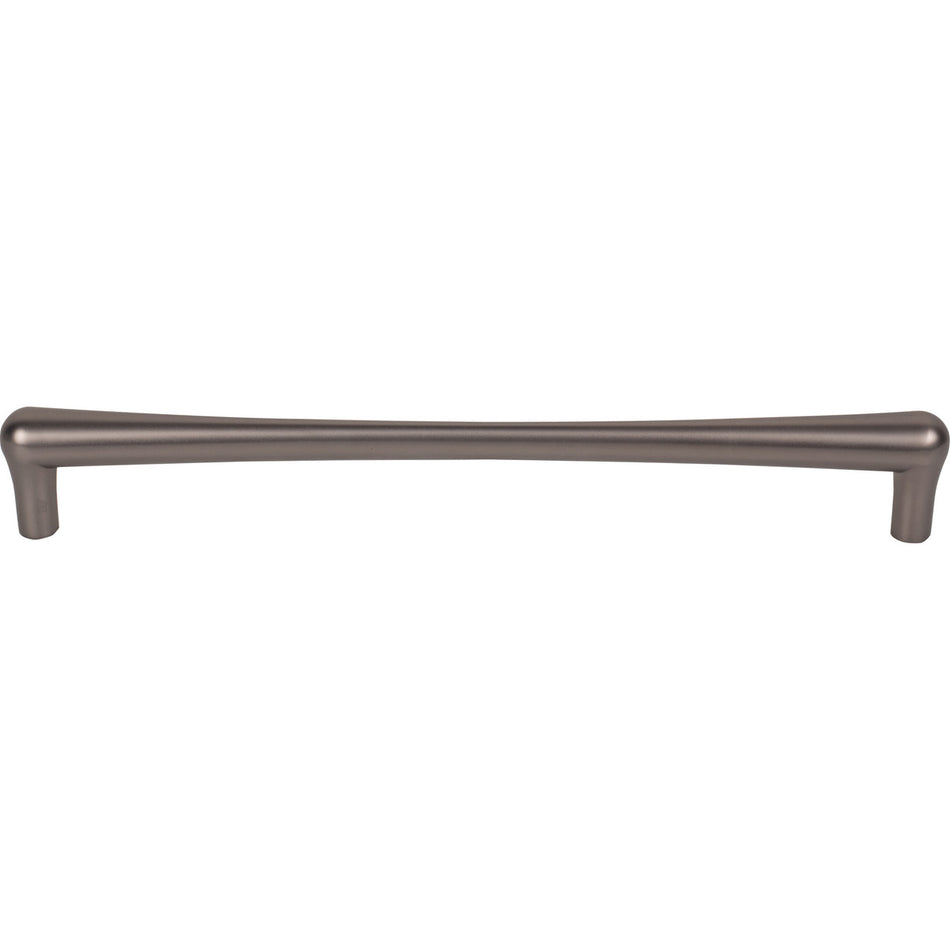 Top Knobs TK767AG: 9" cc Brookline Round Bar Cabinet Pull - Ash Gray
