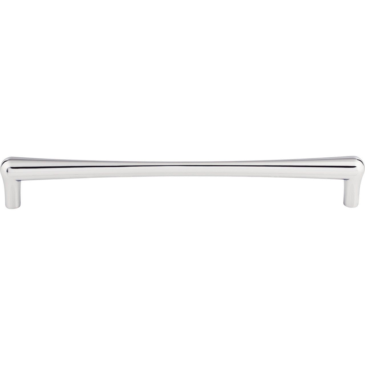 Top Knobs TK767PC: 9" cc Brookline Round Bar Cabinet Pull - Polished Chrome