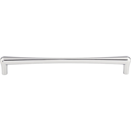 Top Knobs TK767PC: 9" cc Brookline Round Bar Cabinet Pull - Polished Chrome
