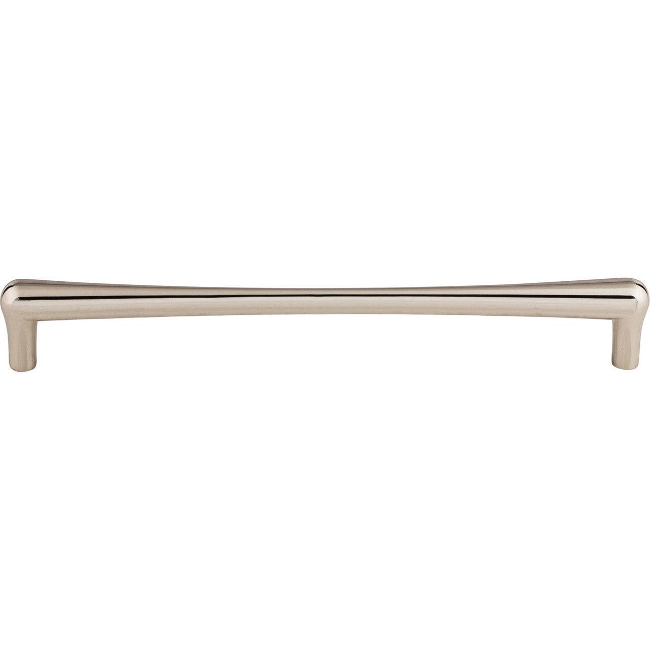 Top Knobs TK767PN: 9" cc Brookline Round Bar Cabinet Pull - Polished Nickel
