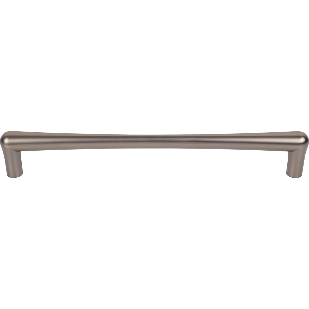 Top Knobs TK769AG: 12" cc Brookline Round Bar Appliance Pull - Ash Gray
