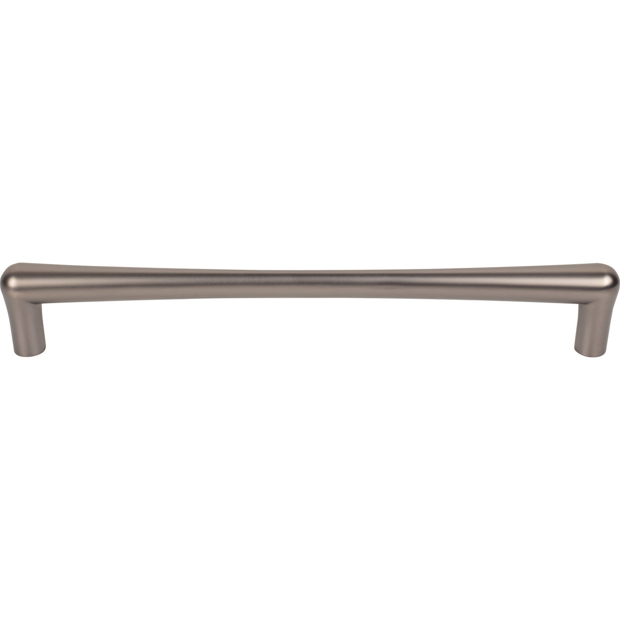 Top Knobs TK769AG: 12" cc Brookline Round Bar Appliance Pull - Ash Gray