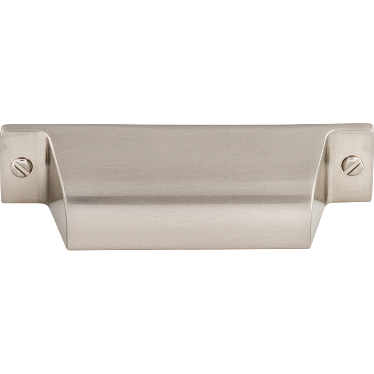 Top Knobs TK772BSN: 2-3/4" cc Channing Cup Cabinet Pull - Brushed Satin Nickel