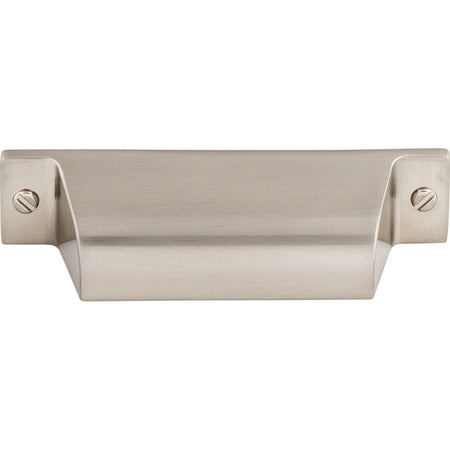 Top Knobs TK772BSN: 2-3/4" cc Channing Cup Cabinet Pull - Brushed Satin Nickel