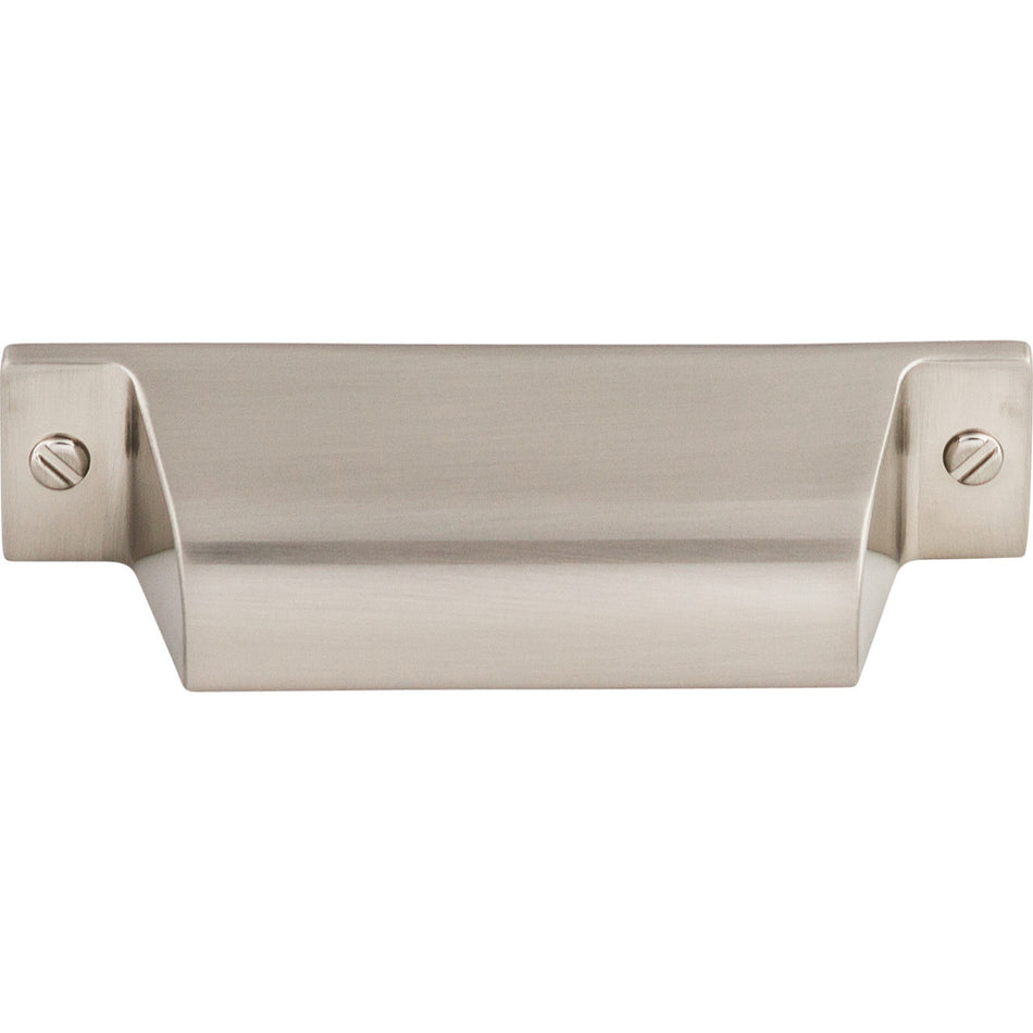 Top Knobs TK772BSN: 2-3/4" cc Channing Cup Cabinet Pull - Brushed Satin Nickel