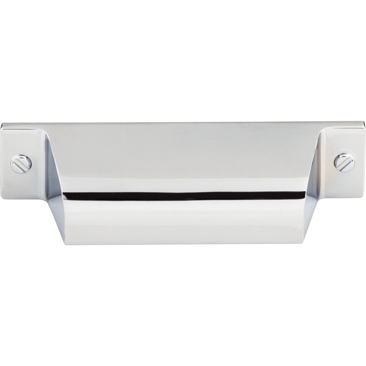 Top Knobs TK772PC: 2-3/4" cc Channing Cup Cabinet Pull - Polished Chrome