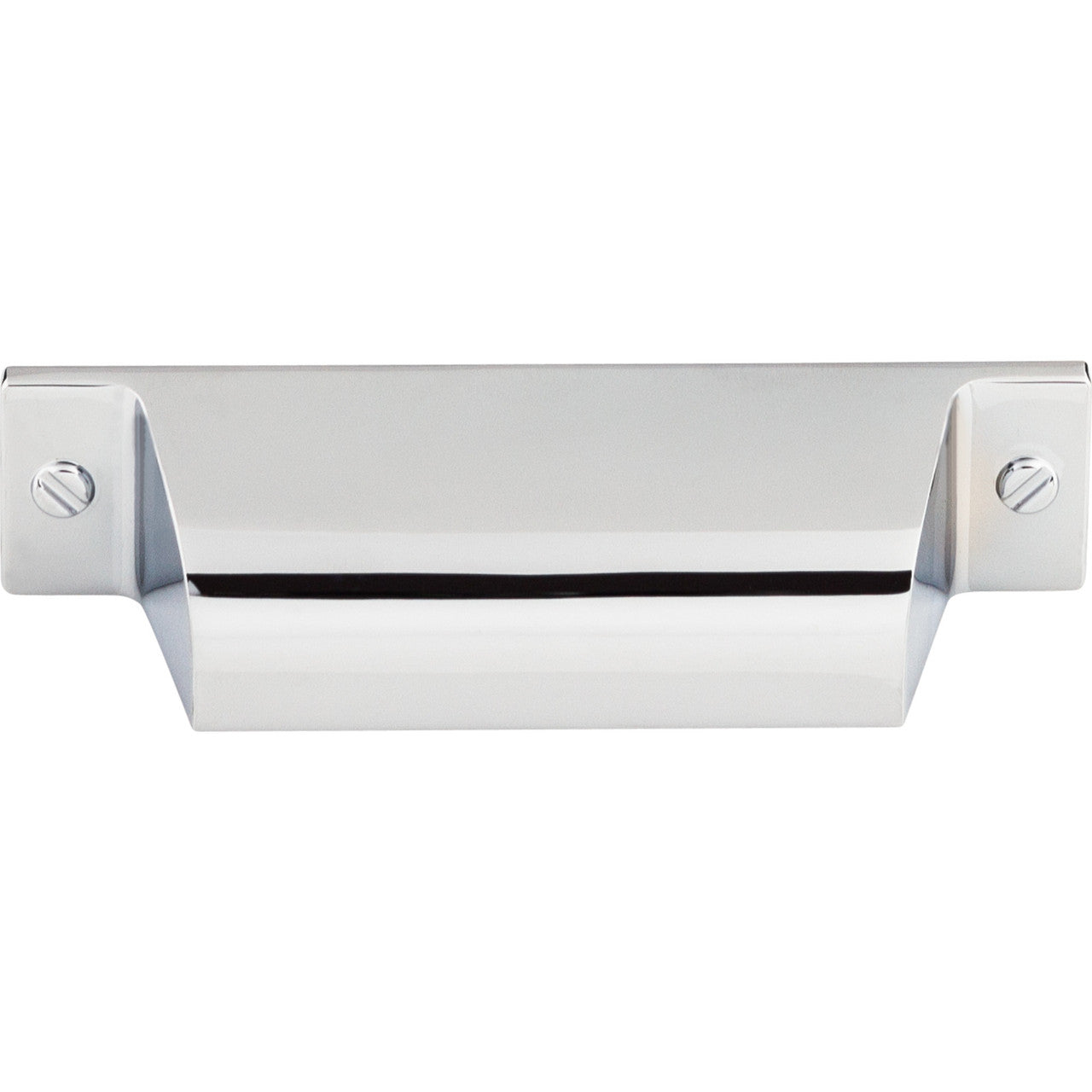 Top Knobs TK772PC: 2-3/4" cc Channing Cup Cabinet Pull - Polished Chrome