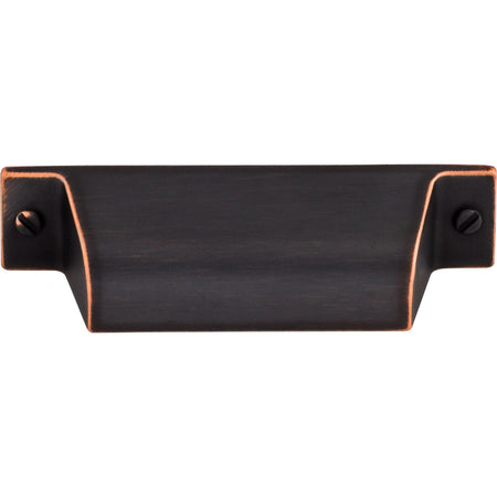 Top Knobs TK772UM: 2-3/4" cc Channing Cup Cabinet Pull - Umbrio