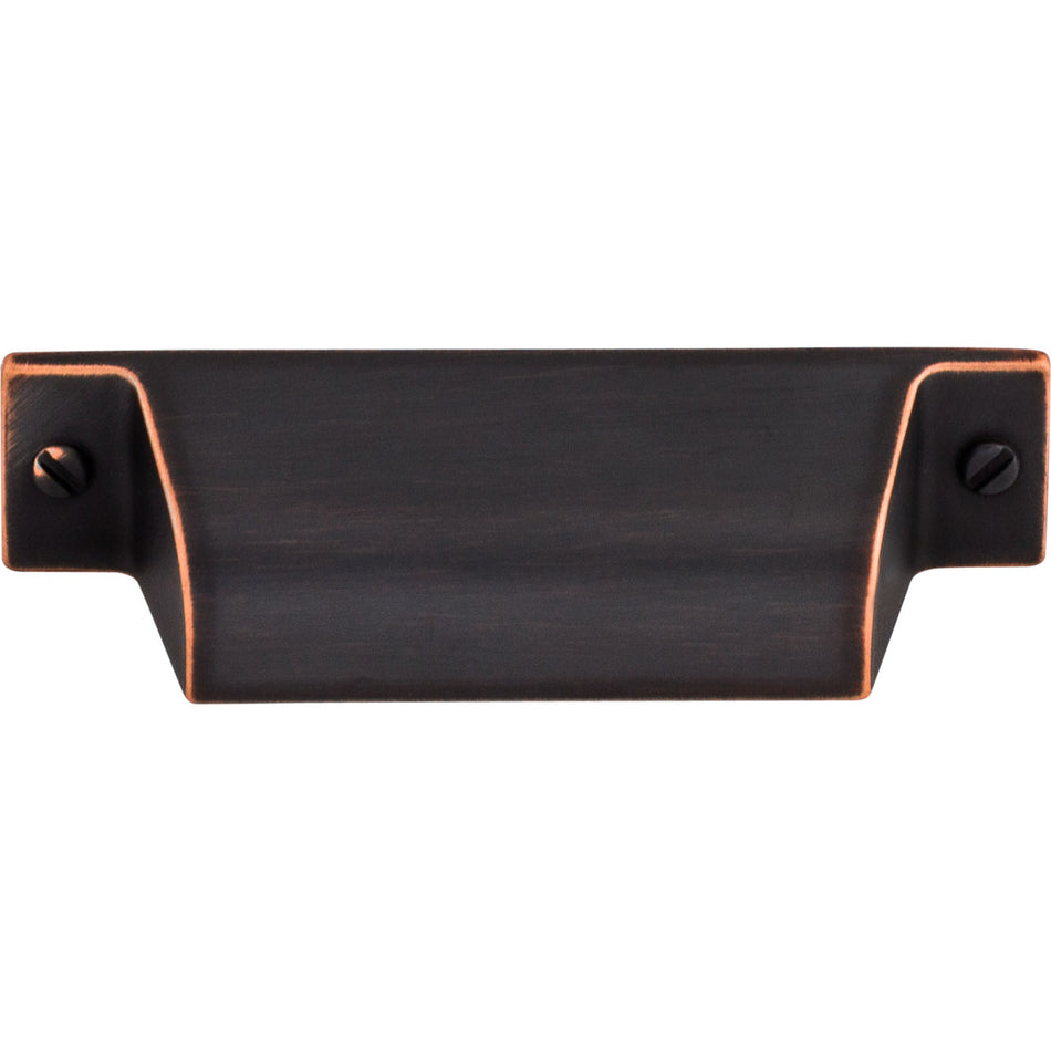 Top Knobs TK772UM: 2-3/4" cc Channing Cup Cabinet Pull - Umbrio