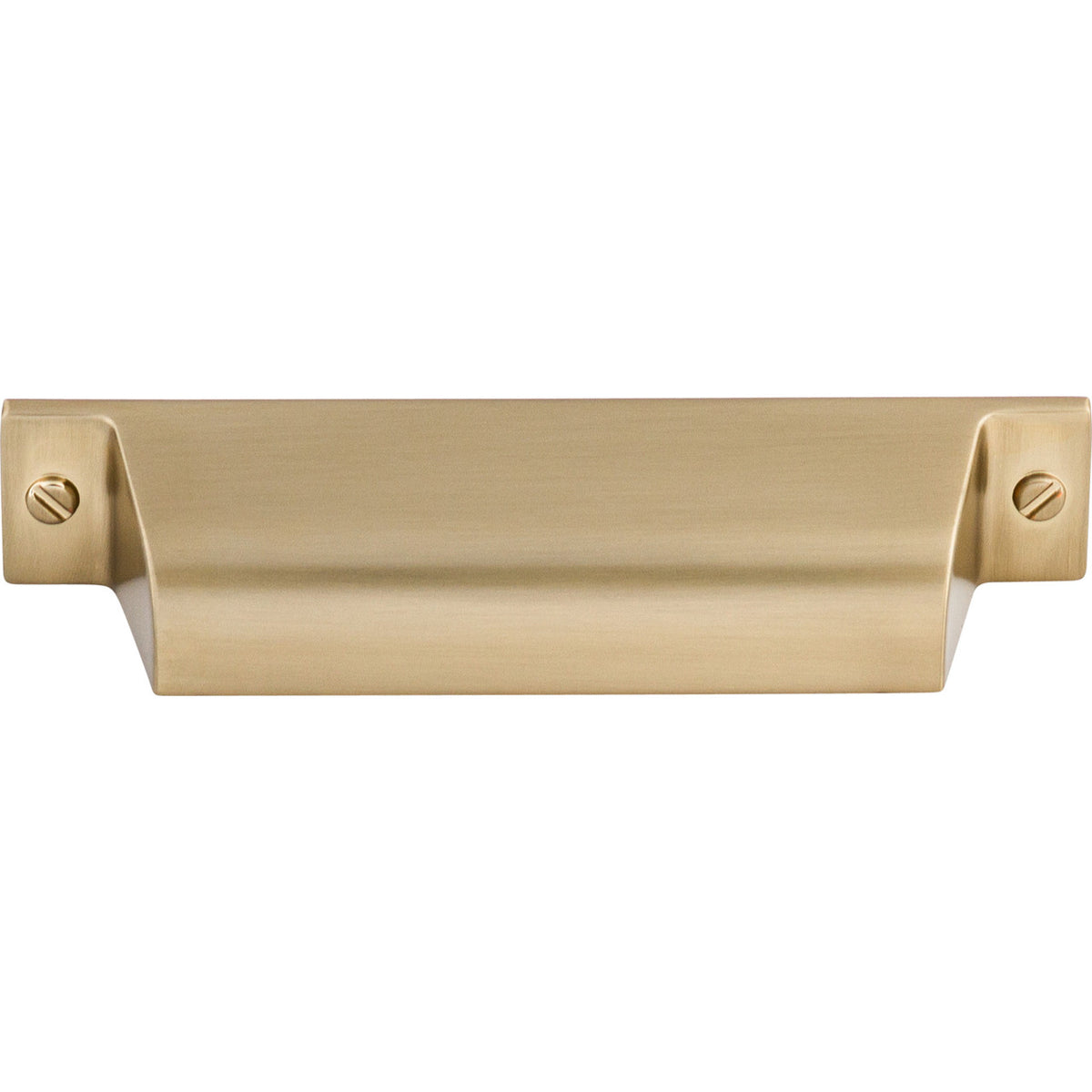Top Knobs TK773HB: 3-3/4" cc Channing Cup Cabinet Pull - Honey Bronze