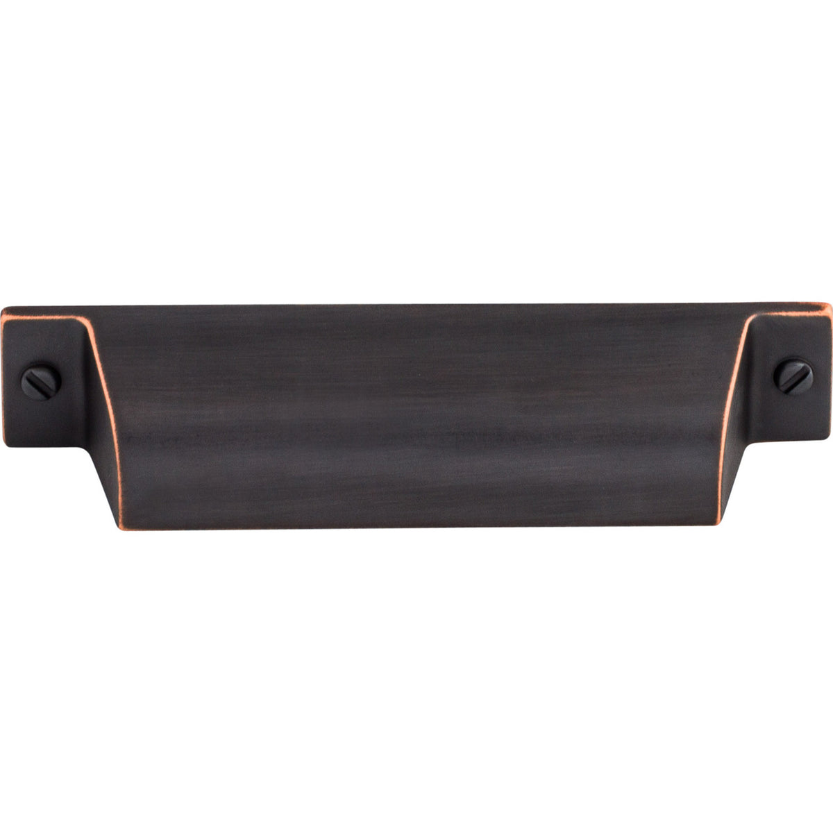Top Knobs TK773UM: 3-3/4" cc Channing Cup Cabinet Pull - Umbrio