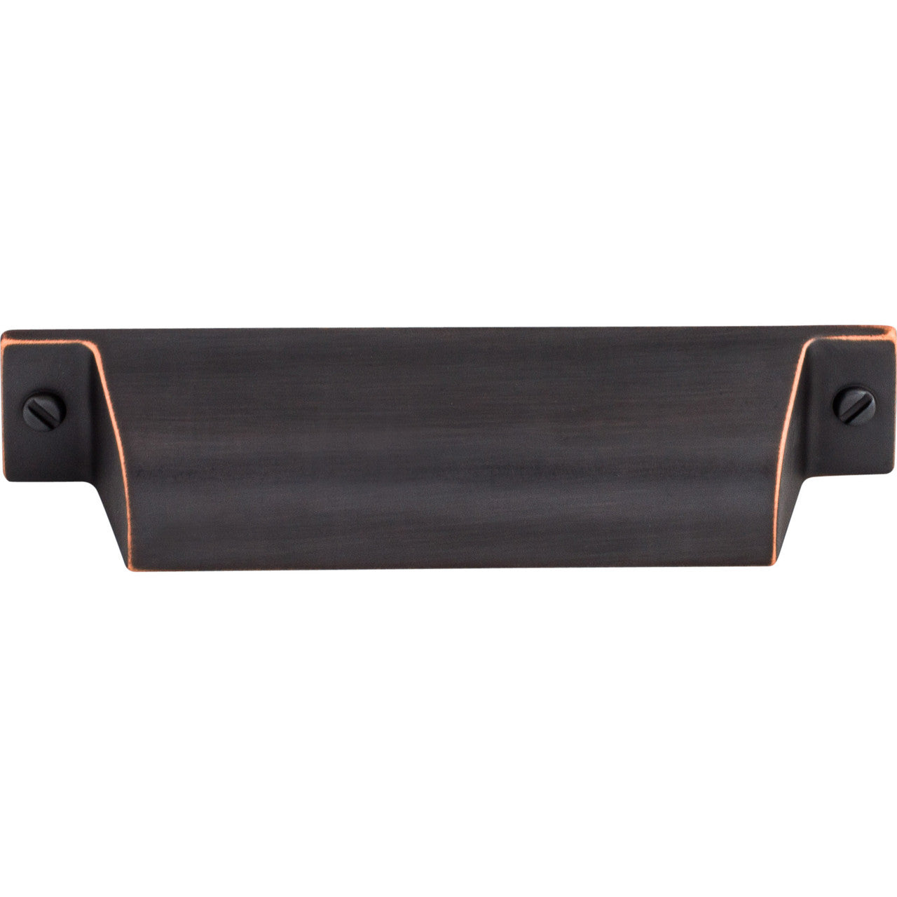 Top Knobs TK773UM: 3-3/4" cc Channing Cup Cabinet Pull - Umbrio