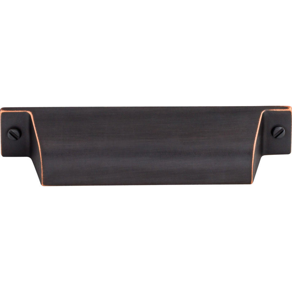 Top Knobs TK773UM: 3-3/4" cc Channing Cup Cabinet Pull - Umbrio