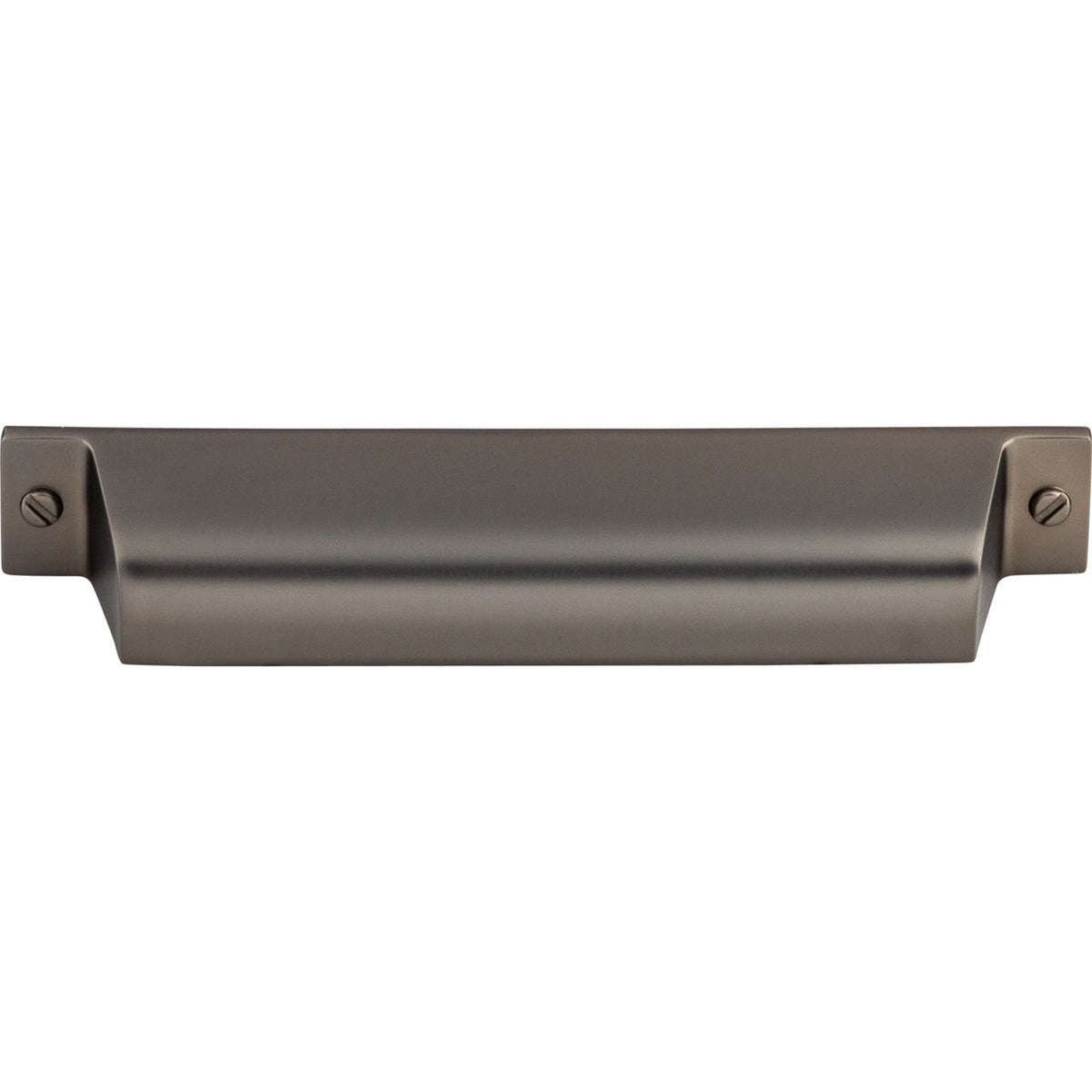 Top Knobs TK774AG: 5" cc Channing Cup Cabinet Pull - Ash Gray