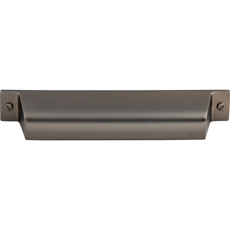 Top Knobs TK774AG: 5" cc Channing Cup Cabinet Pull - Ash Gray