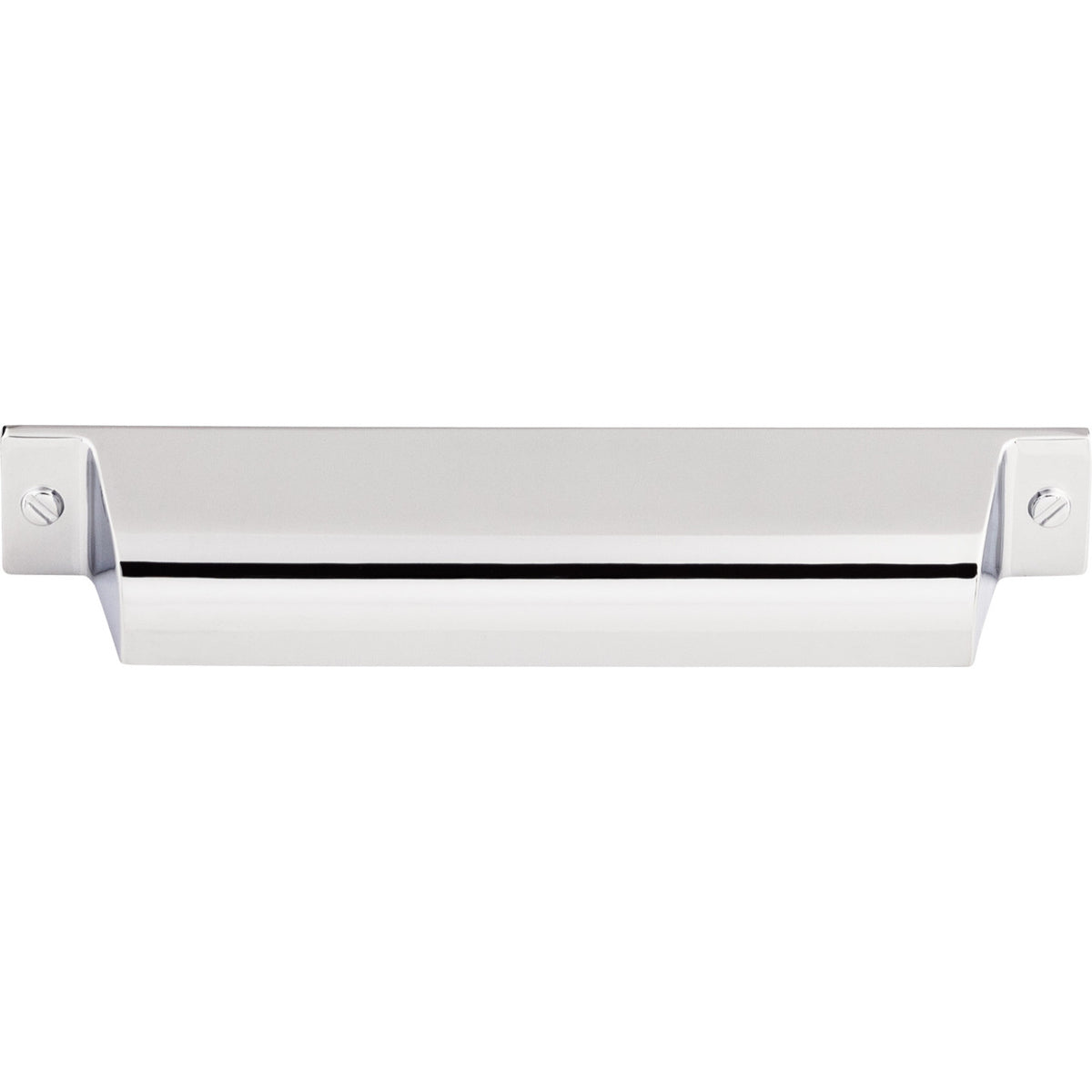 Top Knobs TK774PC: 5" cc Channing Cup Cabinet Pull - Polished Chrome