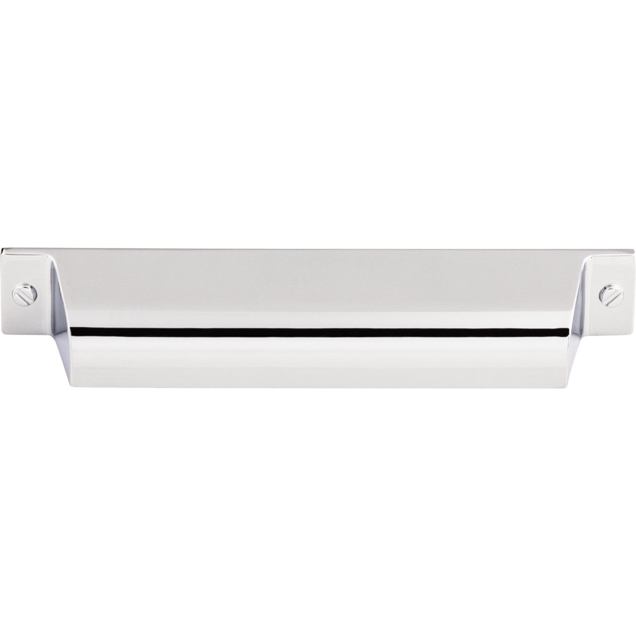 Top Knobs TK774PC: 5" cc Channing Cup Cabinet Pull - Polished Chrome