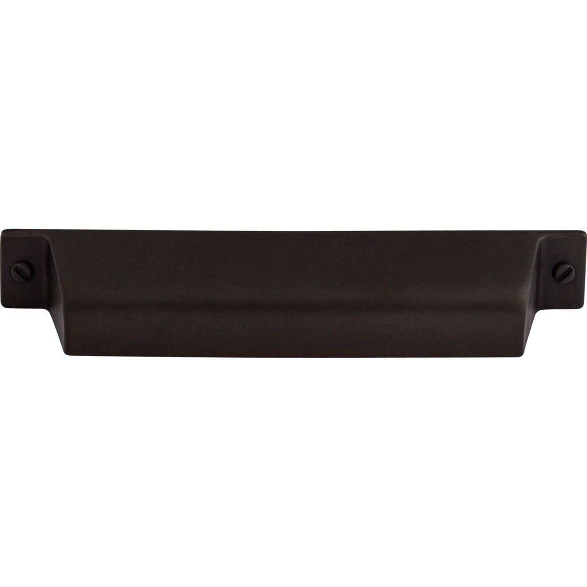 Top Knobs TK774SAB: 5" cc Channing Cup Cabinet Pull - Sable