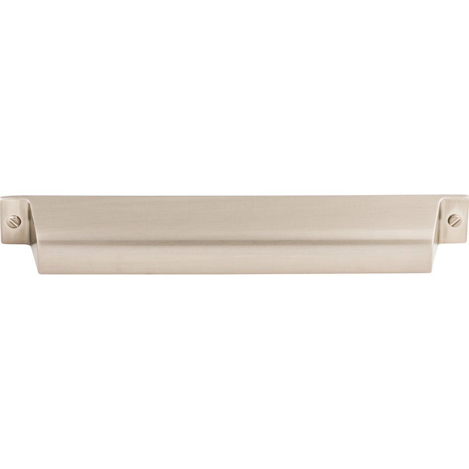 Top Knobs TK775BSN: 7" cc Channing Cup Cabinet Pull - Brushed Satin Nickel