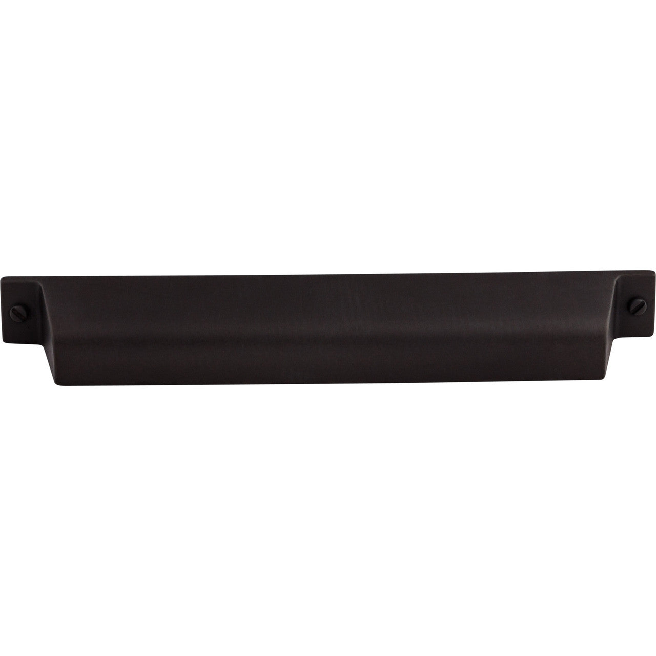 Top Knobs TK775SAB: 7" cc Channing Cup Cabinet Pull - Sable