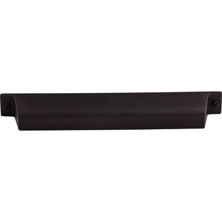 Top Knobs TK775SAB: 7" cc Channing Cup Cabinet Pull - Sable