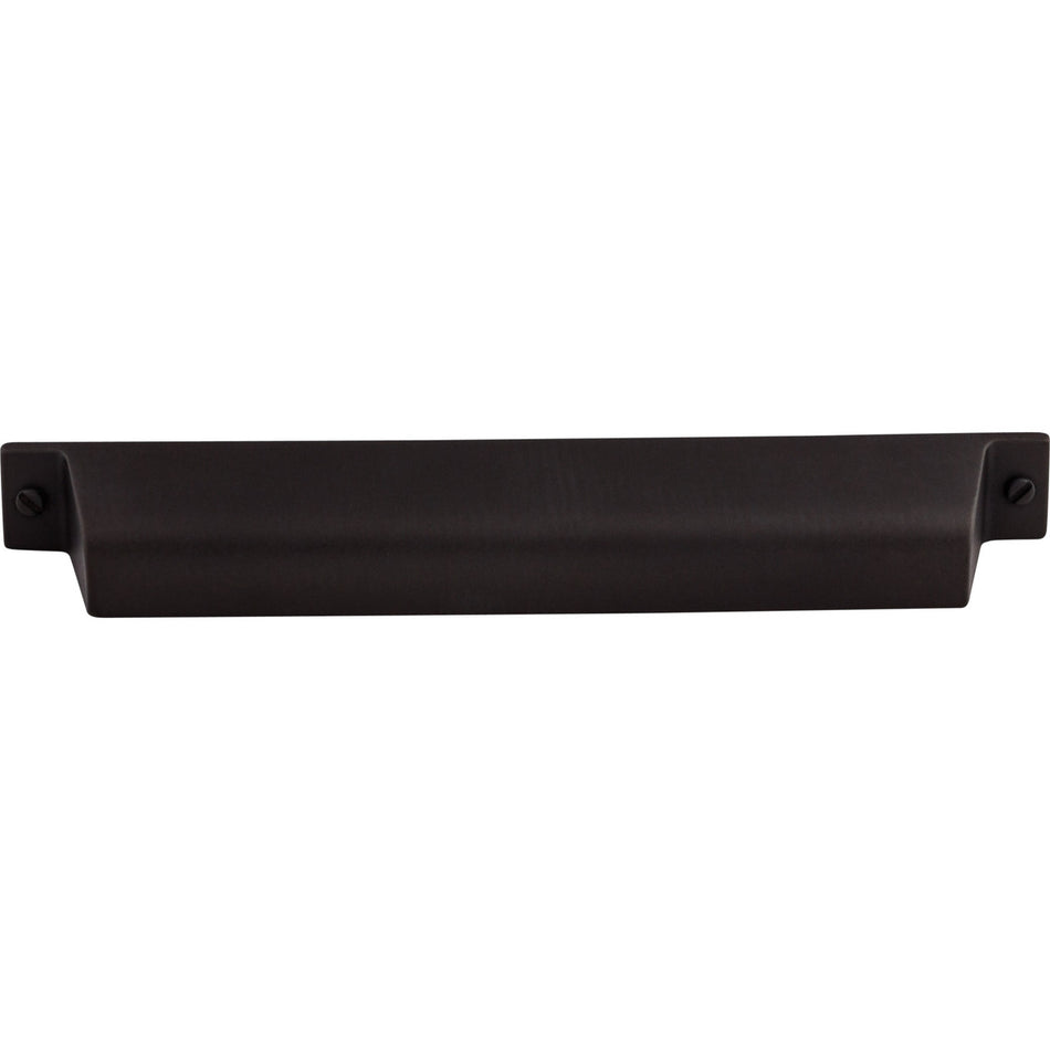 Top Knobs TK775SAB: 7" cc Channing Cup Cabinet Pull - Sable