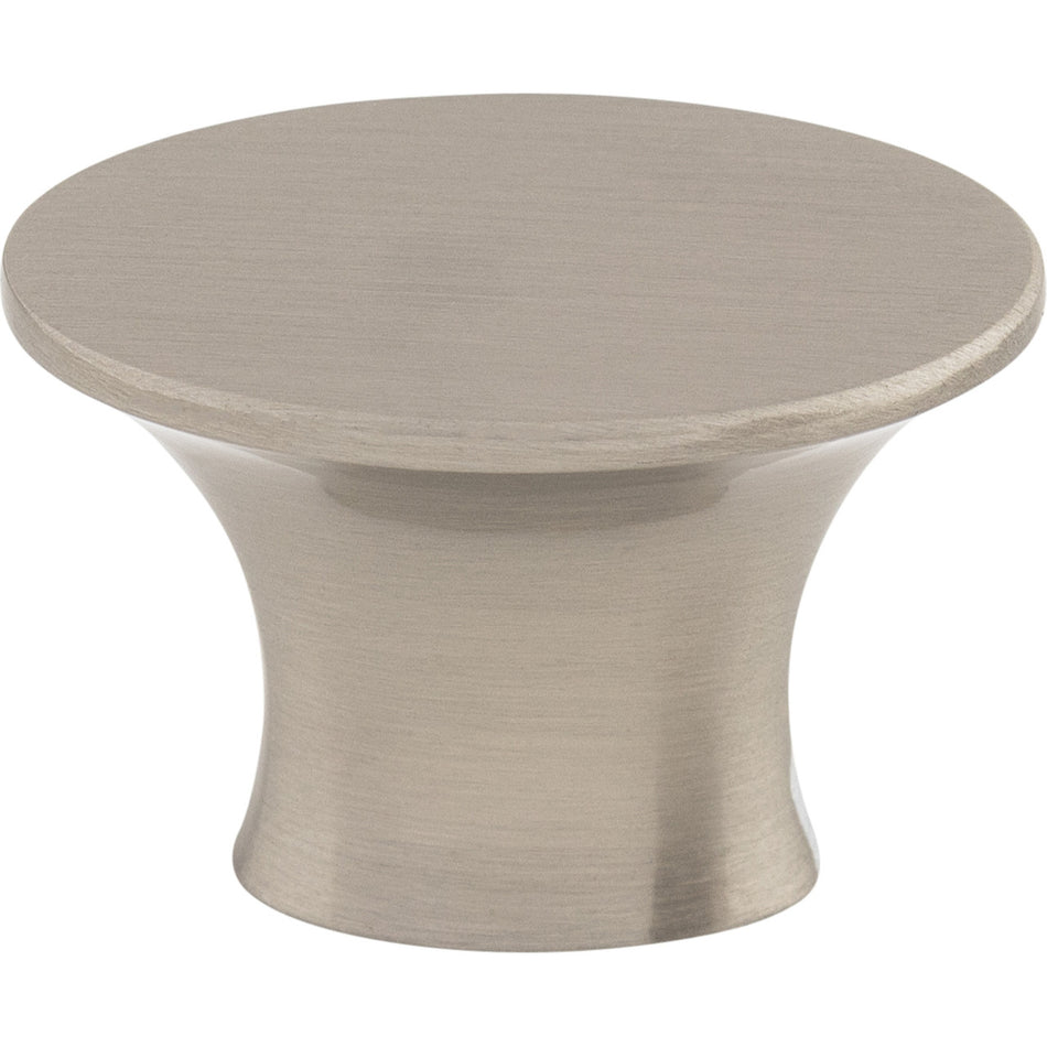 Top Knobs TK780BSN: 1-5/16" Edgewater Oval Cabinet Knob - Brushed Satin Nickel