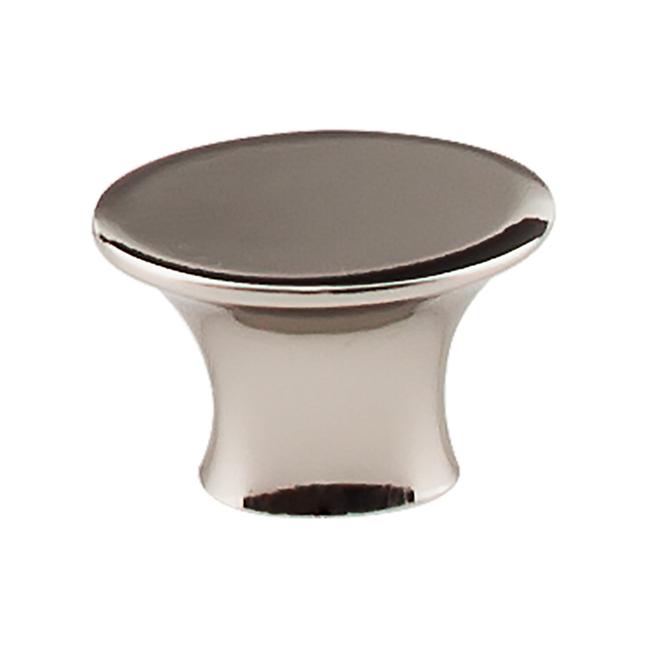 Top Knobs TK780PN: 1-5/16" Edgewater Oval Cabinet Knob - Polished Nickel