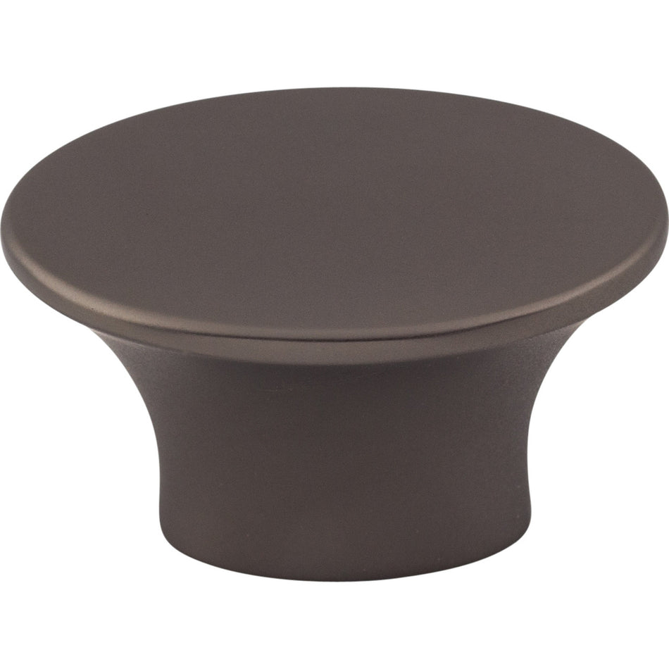 Top Knobs TK781AG: 1-1/2" Edgewater Round Cabinet Knob - Ash Gray