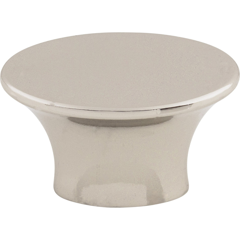 Top Knobs TK781PN: 1-1/2" Edgewater Round Cabinet Knob - Polished Nickel