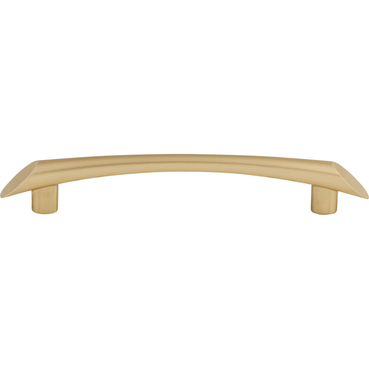 Top Knobs TK783HB: 5-1/16" cc Edgewater Curved Bar Cabinet Pull - Honey Bronze