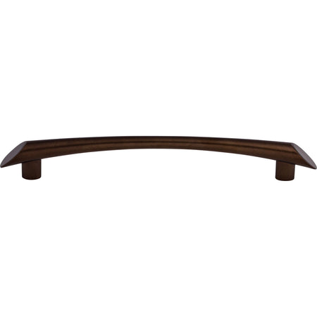 Top Knobs TK784ORB: 6-5/16" cc Edgewater Curved Bar Cabinet Pull - Oil Rubbed Bronze