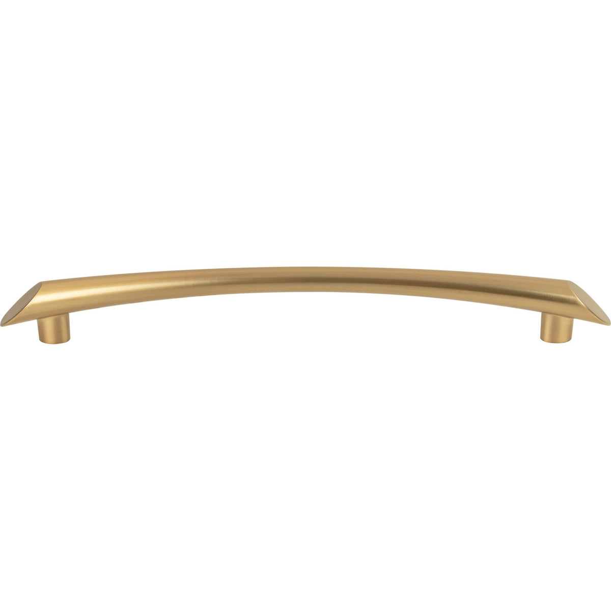 Top Knobs TK785HB: 7-9/16" cc Edgewater Curved Bar Cabinet Pull - Honey Bronze