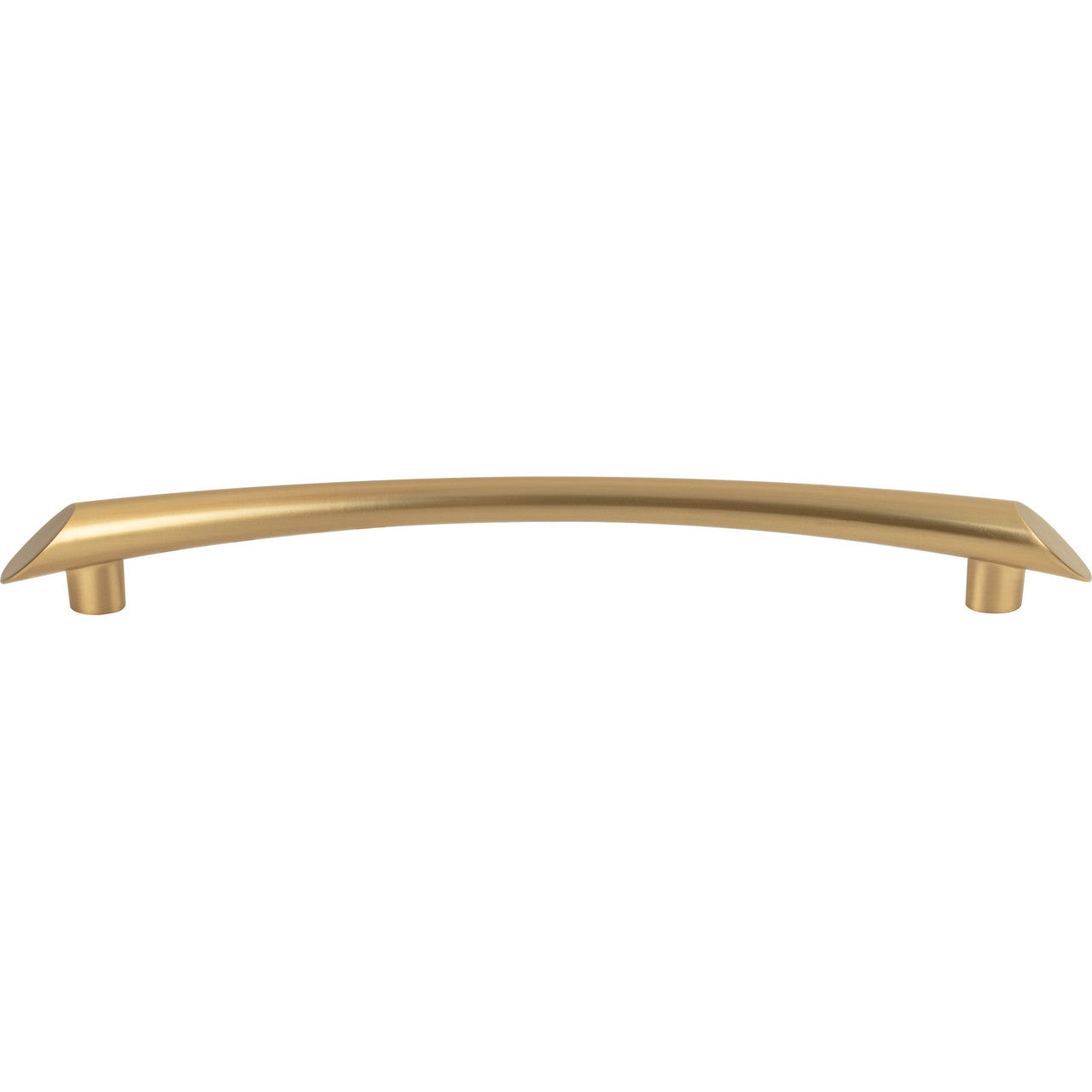 Top Knobs TK785HB: 7-9/16" cc Edgewater Curved Bar Cabinet Pull - Honey Bronze