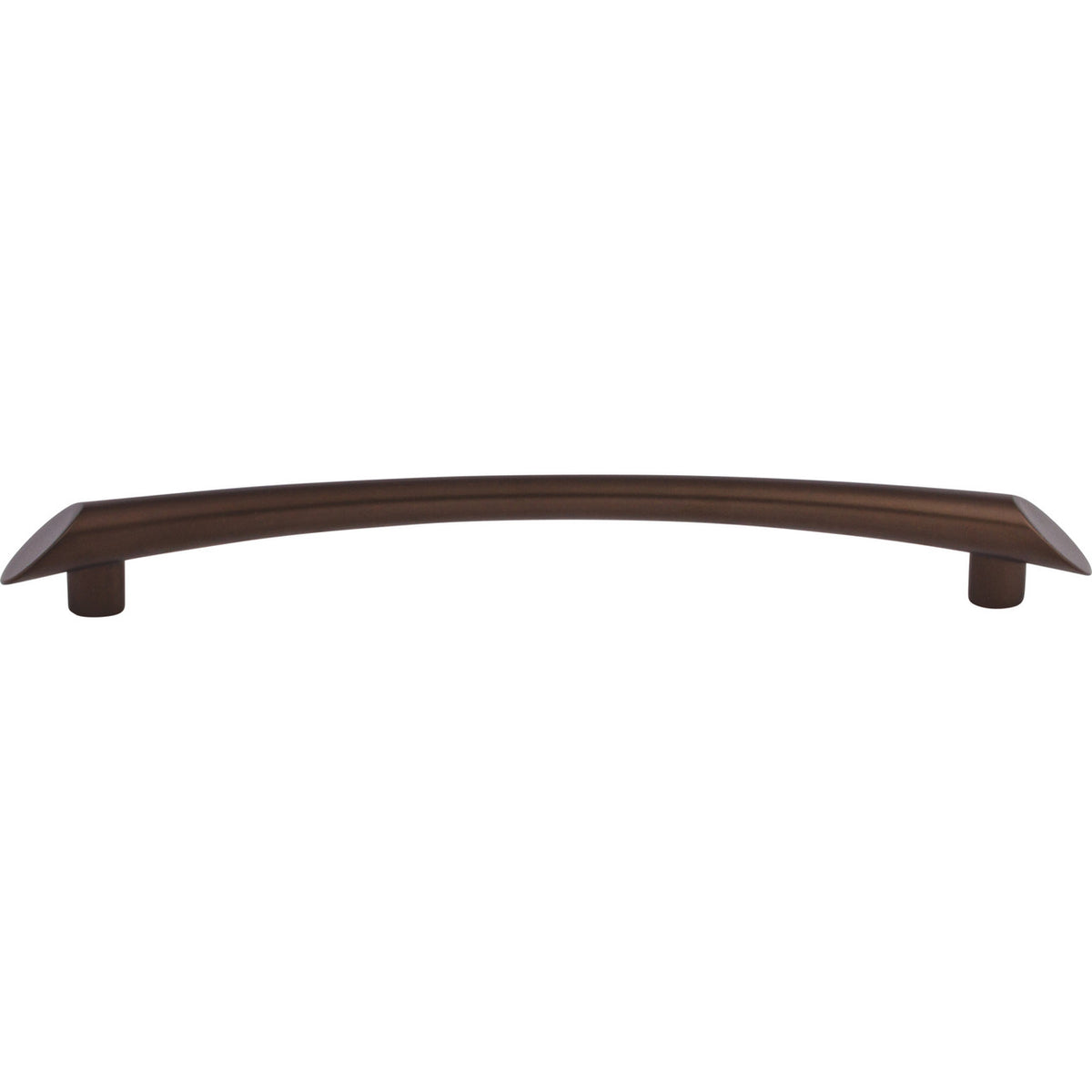 Top Knobs TK785ORB: 7-9/16" cc Edgewater Curved Bar Cabinet Pull - Oil Rubbed Bronze