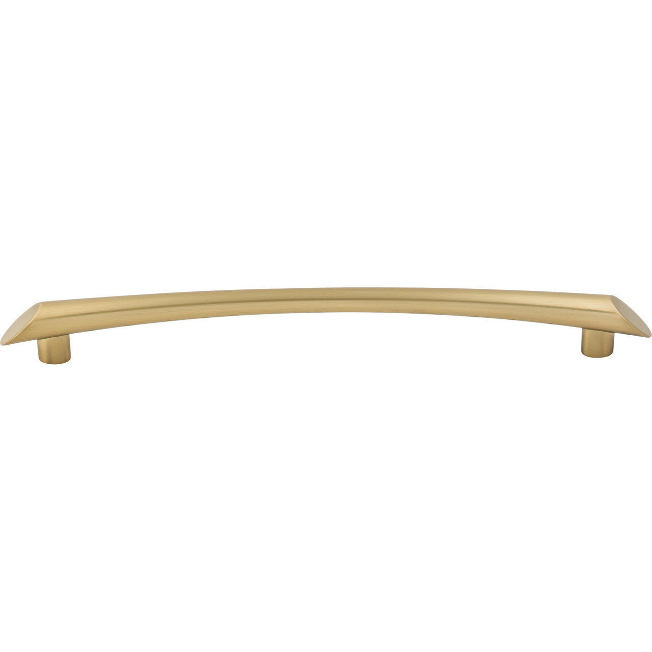Top Knobs TK786HB: 9" cc Edgewater Curved Bar Cabinet Pull - Honey Bronze