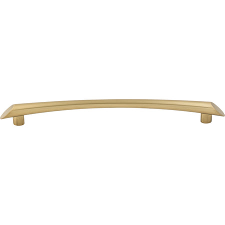 Top Knobs TK786HB: 9" cc Edgewater Curved Bar Cabinet Pull - Honey Bronze